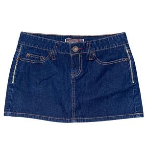 Younique Blue Denim Super Short Mini Skirt sz 5